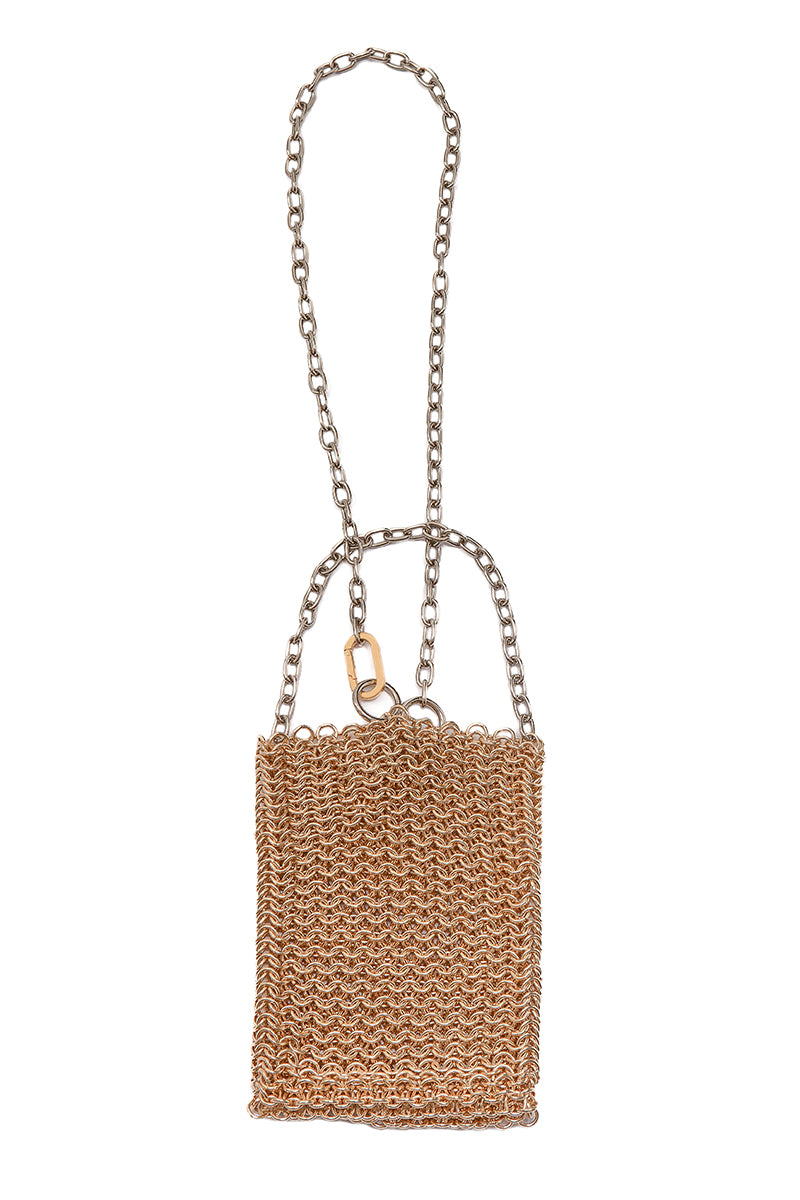 THE GOLD SACHEL BAG - CULT MIA