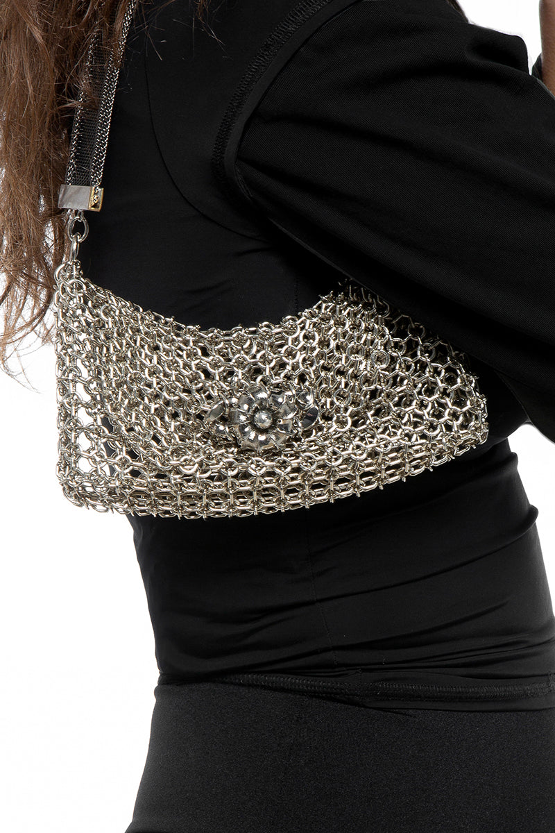 MARIKO SILVER BAG - CULT MIA
