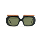 L'Obscure Clarté Green Soul W3 acetate sunglasses with green frames and lenses, stylish and versatile eyewear for everyday wear.