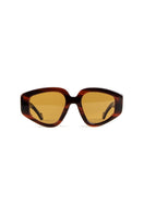L'Obscure Clarté Havana Soul L1 acetate sunglasses with rounded frames and tortoiseshell finish, stylish and sun protection.