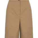 Izakova Lajla khaki pants, casual fit with belt loops and side pockets, made from comfortable fabric.