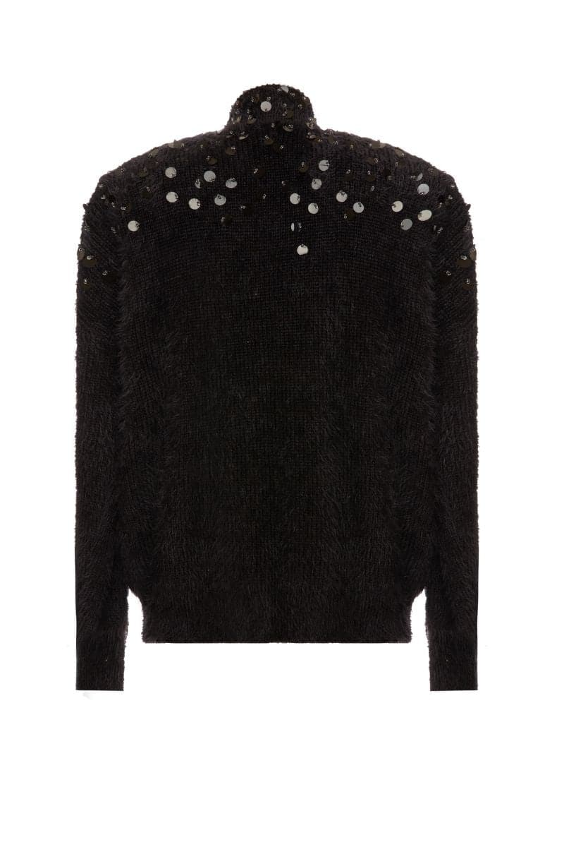 KNITTED BLACK SEQUIN SET | Lalo | CULT MIA