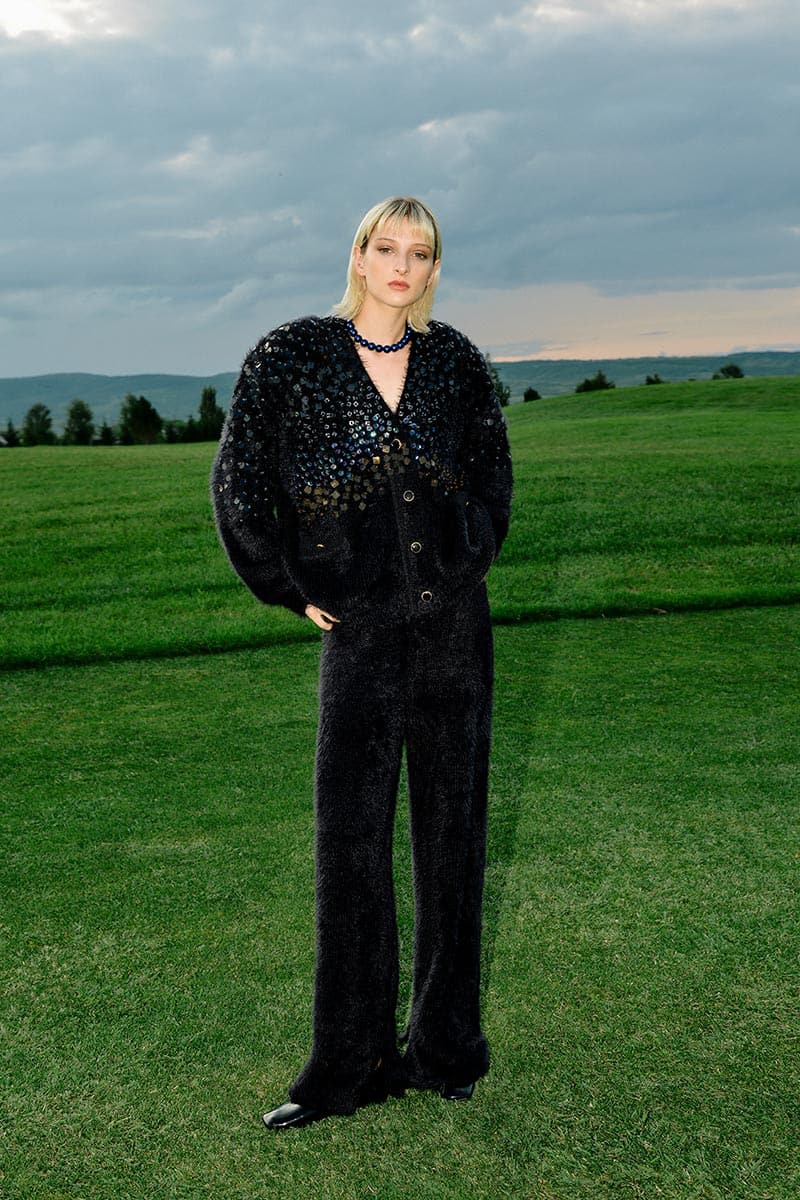 KNITTED BLACK SEQUIN SET | Lalo | CULT MIA