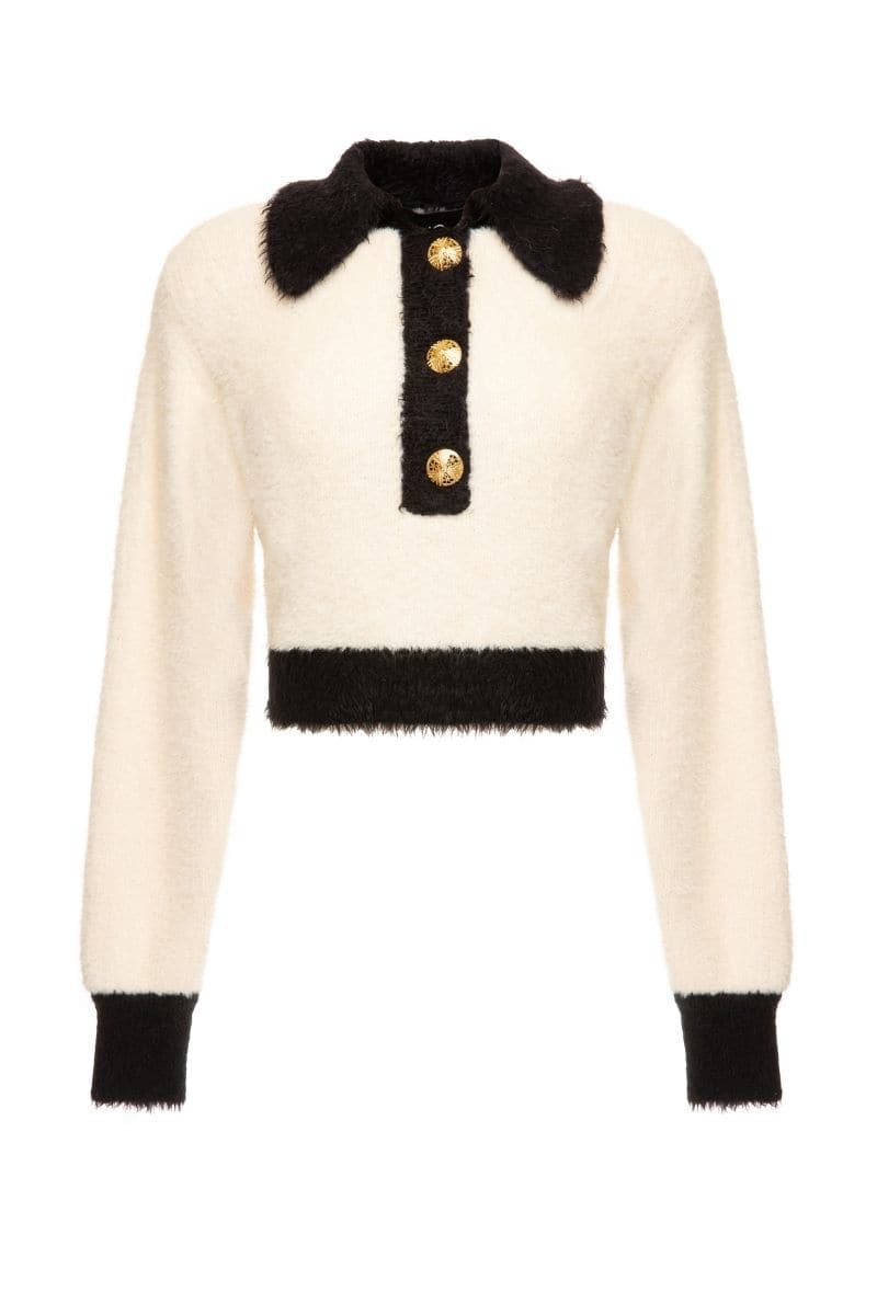 OLD WORLD BUTTON UP SWEATER | Lalo | CULT MIA