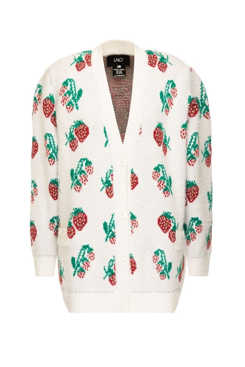 WHITE ROSE KNITTED SWEATER | Lalo | CULT MIA