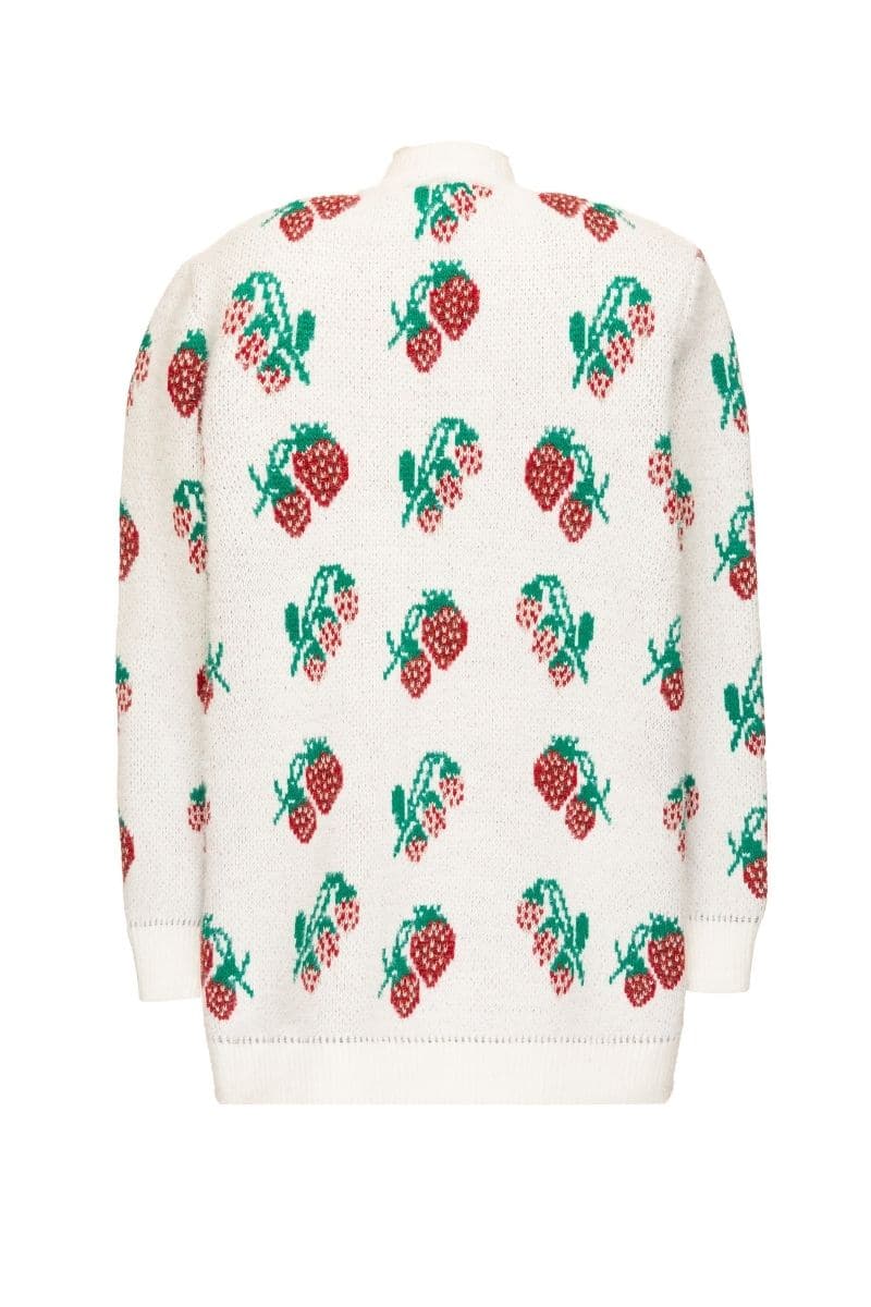 WHITE ROSE KNITTED SWEATER | Lalo | CULT MIA