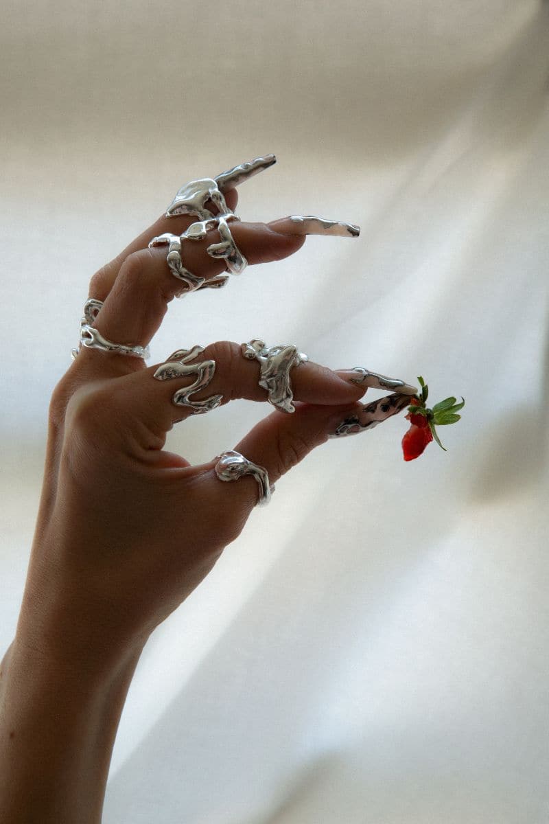LAVA N°01 RING WITH GEMSTONES | LAOMA ATELIER | CULT MIA