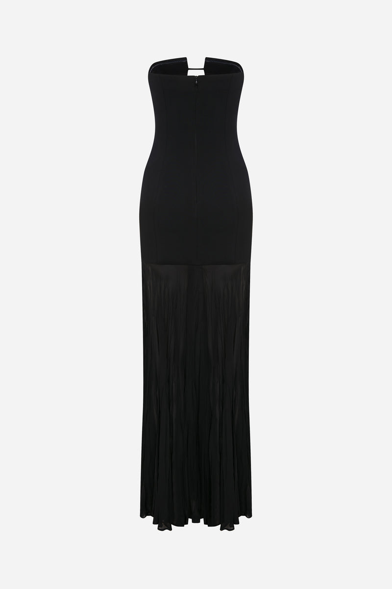 LAURA DRESS IN BLACK - CULT MIA