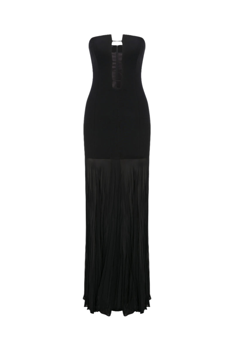 LAURA DRESS IN BLACK - CULT MIA