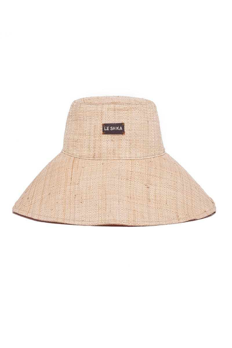 LARGE NATURAL BUCKET HAT | LE SH KA | CULT MIA
