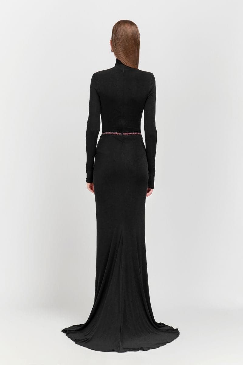 Le Thanh HOA Asymmetric Twisted Spandex Maxi Dress | Cult Mia Le Thanh HOA Asymmetric Twisted Spandex Maxi Dress | Cult Mia