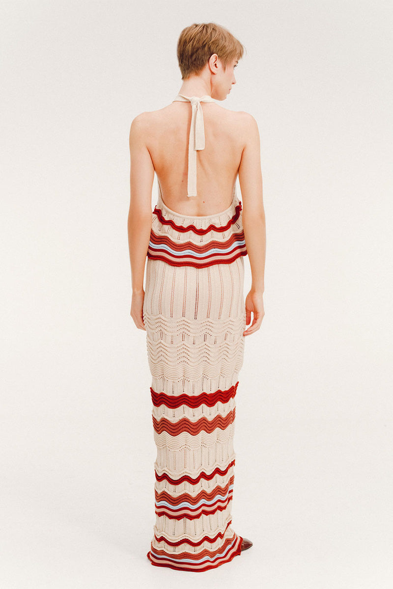 Vorn Design Leyla Sand co-ord set featuring a matching top and pants in a soft sand color, styled for casual or chic occasions.