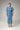 AQUA DENIM CUT-OUT TRENCH COAT | Liya | CULT MIA
