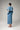 AQUA DENIM CUT-OUT TRENCH COAT | Liya | CULT MIA