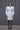 BELTED WHITE COAT WITH KNITTED SLEEVES | Liya | CULT MIA