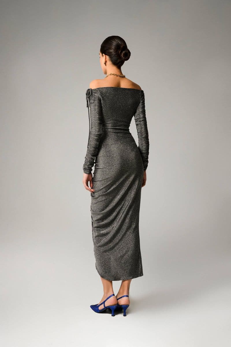 Liya SILVER SPARKLY MAXI DRESS | Cult Mia Liya SILVER SPARKLY MAXI DRESS | Cult Mia