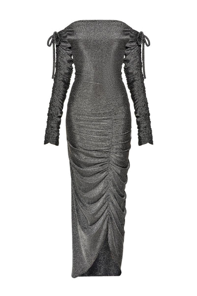 Liya SILVER SPARKLY MAXI DRESS | Cult Mia Liya SILVER SPARKLY MAXI DRESS | Cult Mia
