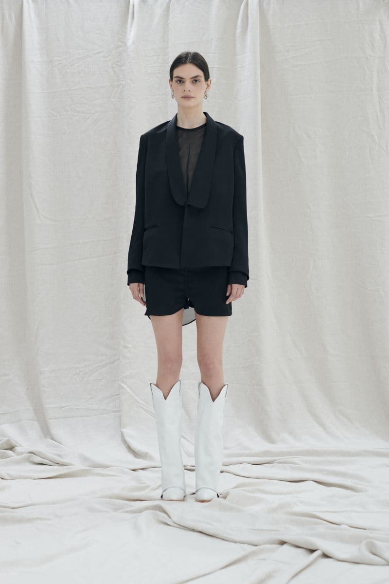 BLACK GERARDA BLAZER | Lorena Saravia | CULT MIA