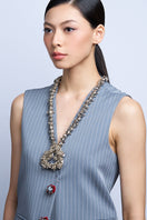 Silver Line Necklace by Aidan & Ice featuring a sleek, minimalist silver chain with a modern design.