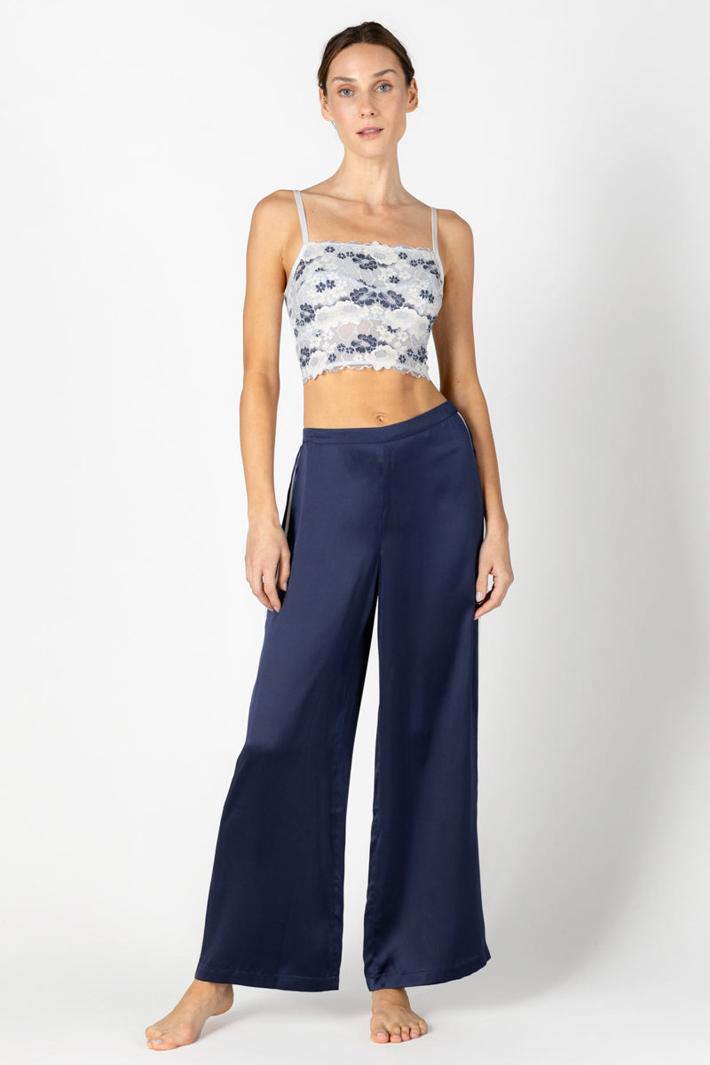 NK IMODE Marisa Charming bandeau bralette in ivory, front profile showing soft fabric and subtle design details.