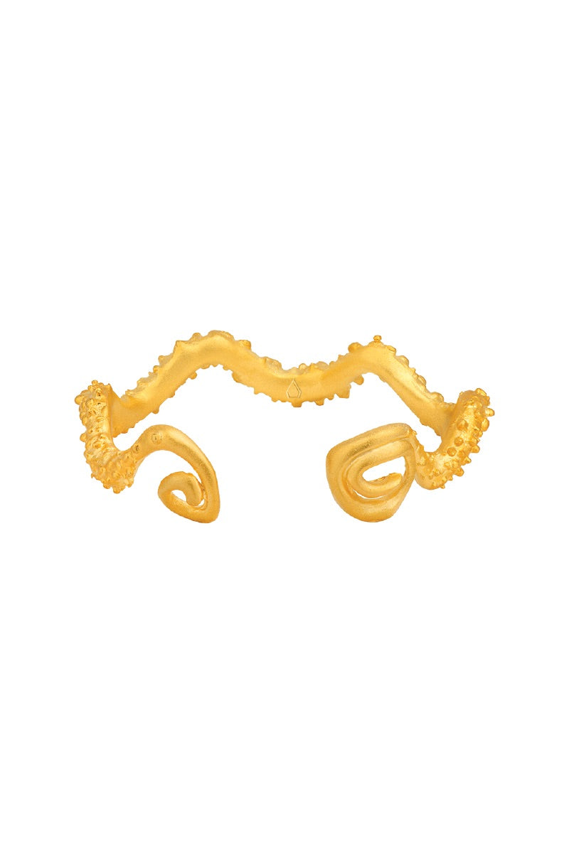 MEDUSA BRACELET IN GOLD - CULT MIA