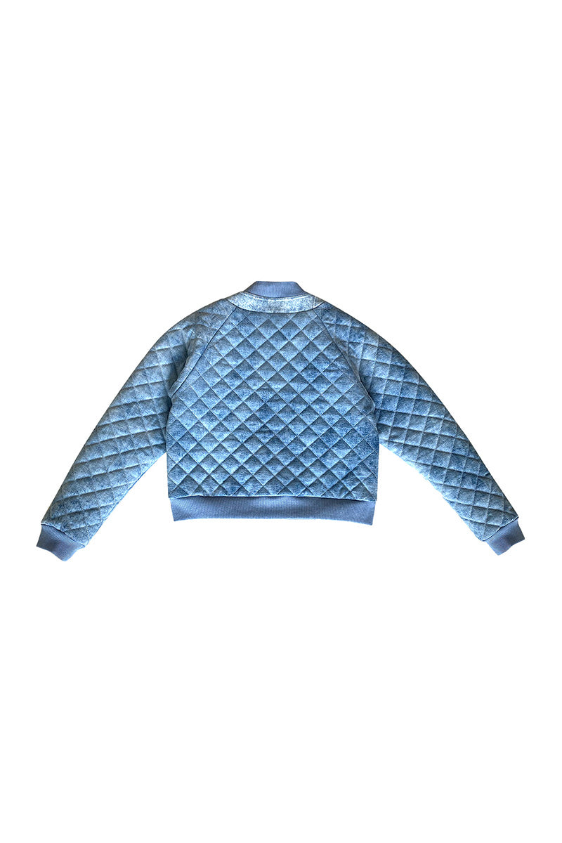 MEGGY DENIM BOMBER JACKET - CULT MIA