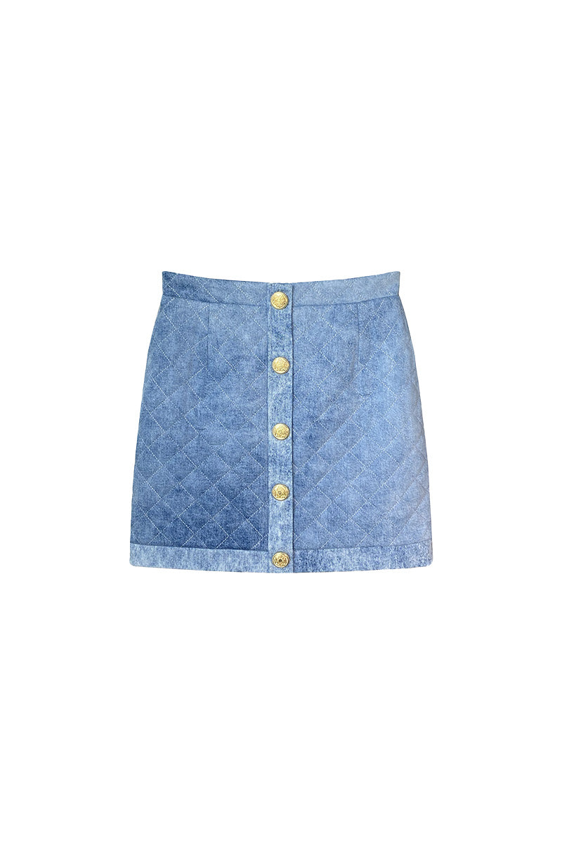 MEGGY DENIM SKIRT - CULT MIA