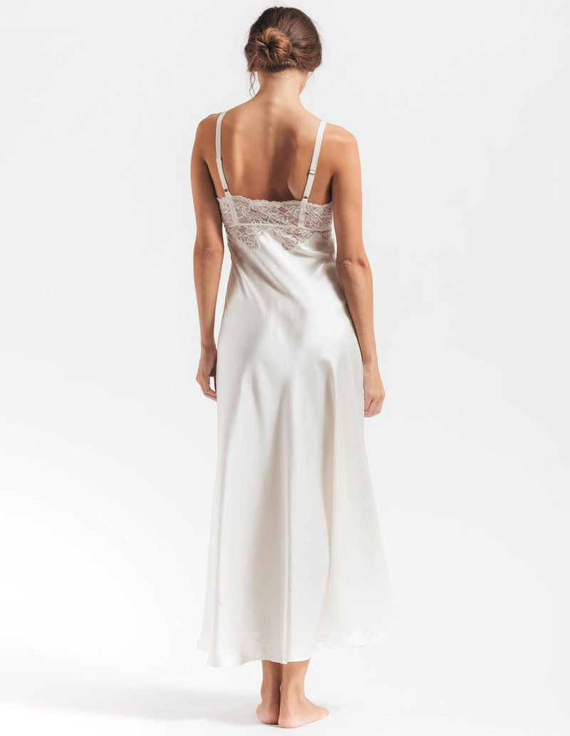 MORGAN VINTAGE LONG SILK GOWN - CULT MIA