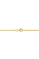 Close-up of EDXÚ Morse Bridge Necklace in matte gold with diamond accents, showcasing its elegant design and detailed craftsmanship.
