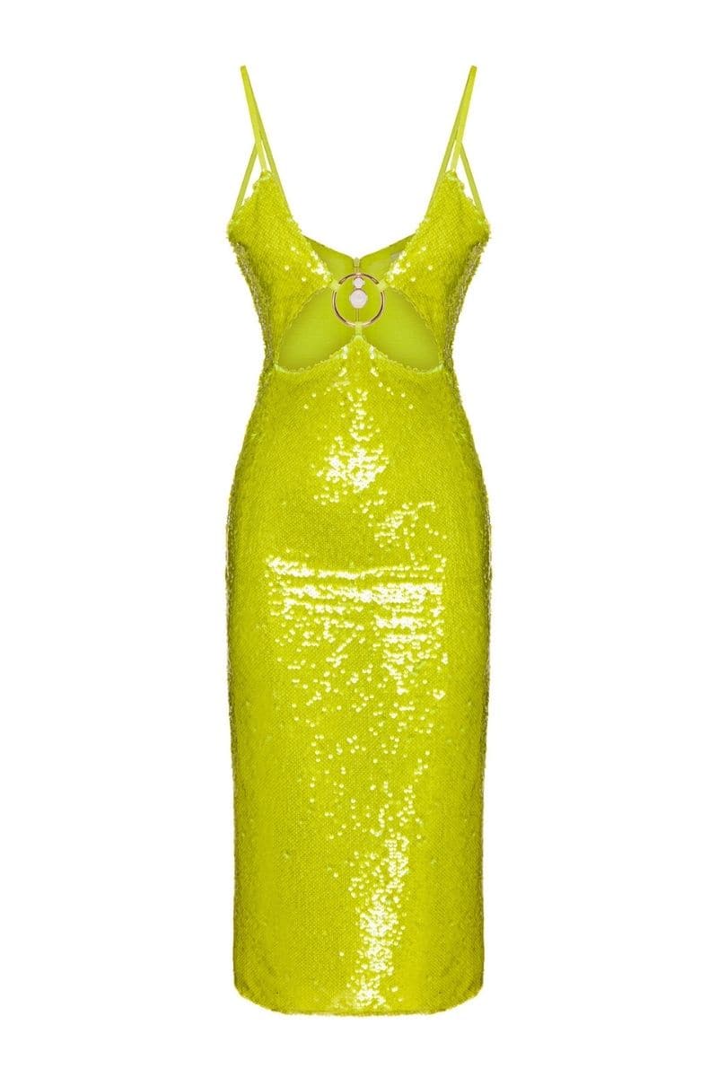 SURI GREEN SEQUIN DRESS | Nana Gotti | CULT MIA