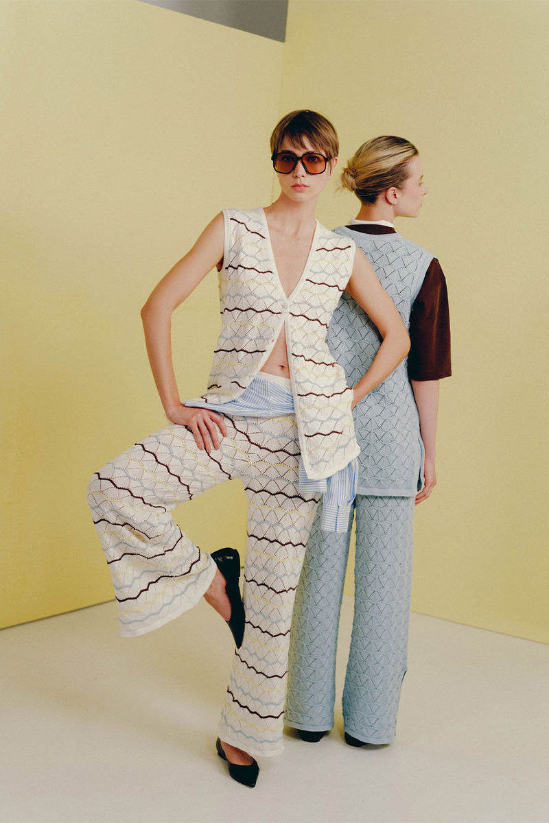 Vorn Design Nautica Set in Calm co-ords featuring a matching top and pants in soft, calming fabric.