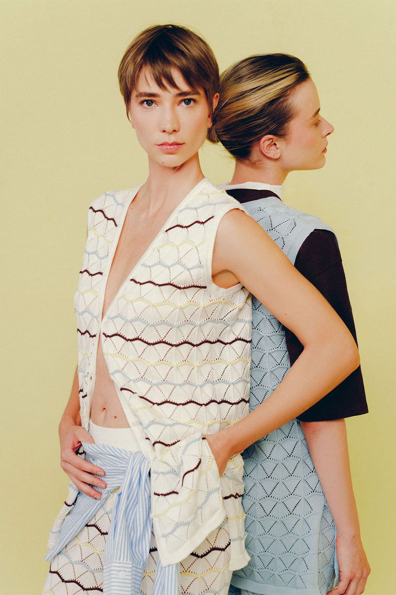 Vorn Design Nautica Set in Calm co-ords with matching top and pants in soft, neutral fabric, stylish and comfortable for casual wear