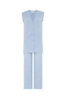Nautica ice blue co-ord set by Vorn Design, featuring a matching top and bottoms with a relaxed, stylish fit.