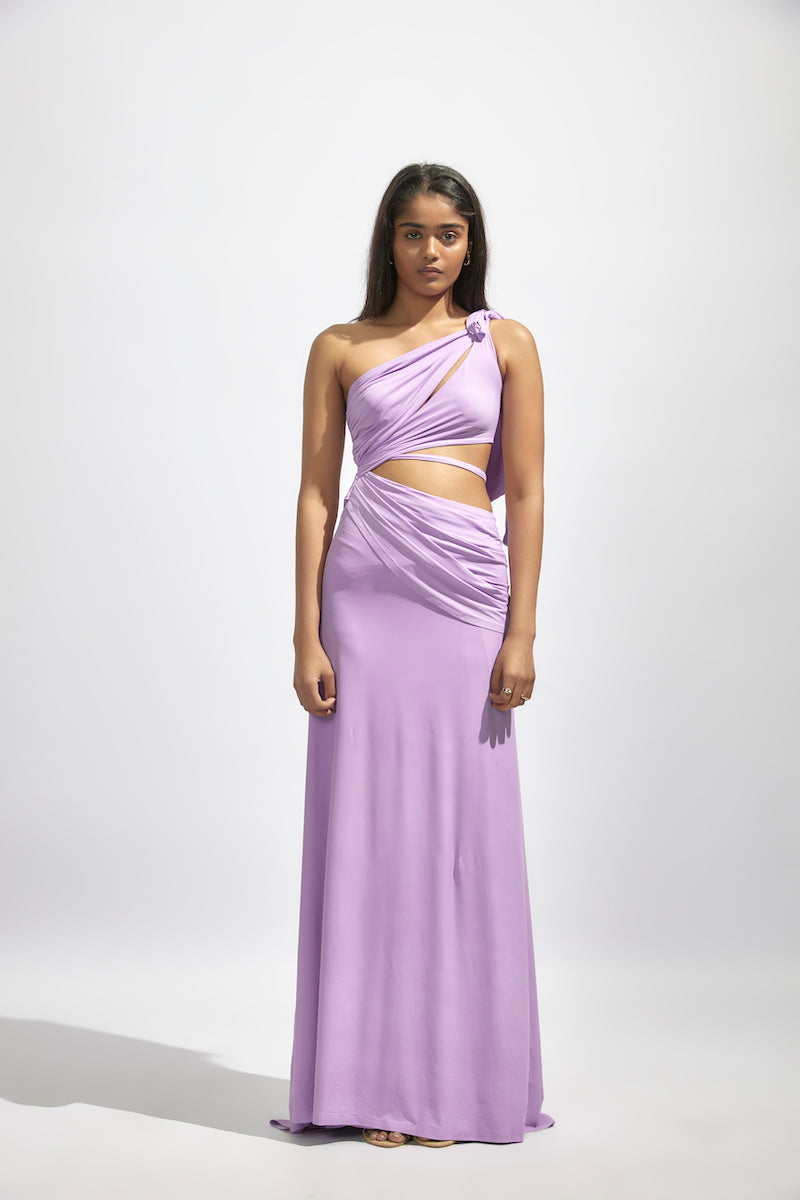 VIDA LILAC MAXI DRESS - CULT MIA