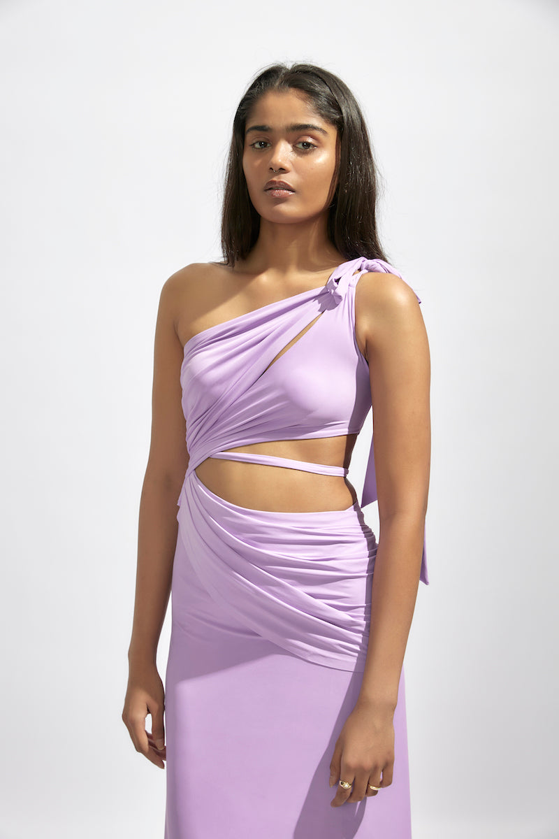 VIDA LILAC MAXI DRESS - CULT MIA