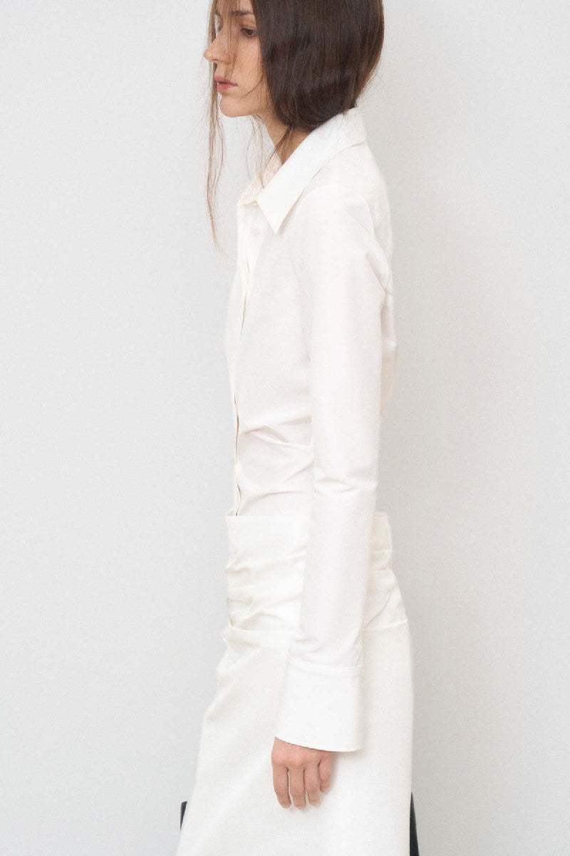 FITTED SHIRT IN WHITE - CULT MIA