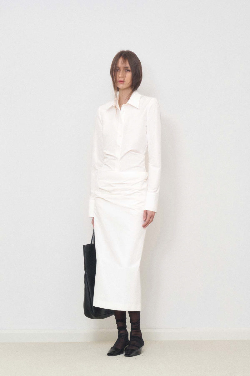 FITTED SHIRT IN WHITE - CULT MIA