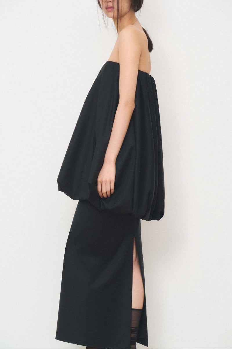 PUMPKIN DRESS IN BLACK - CULT MIA