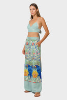 Light beige niLuu Carmen lounge pants with a relaxed fit and elastic waistband, perfect for comfortable casual wear.