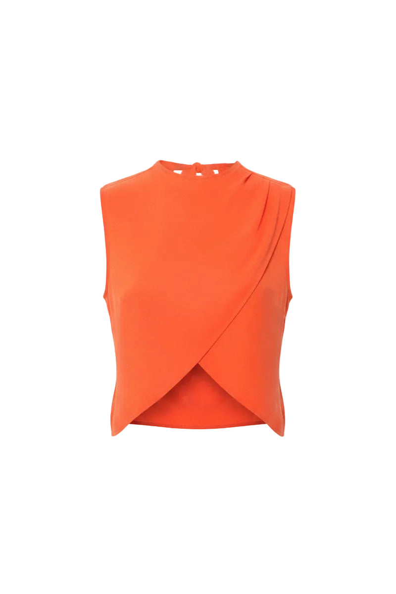 NiLuu Ember Jackie Top in ghost color, stylish women's blouse with a relaxed fit and elegant design.