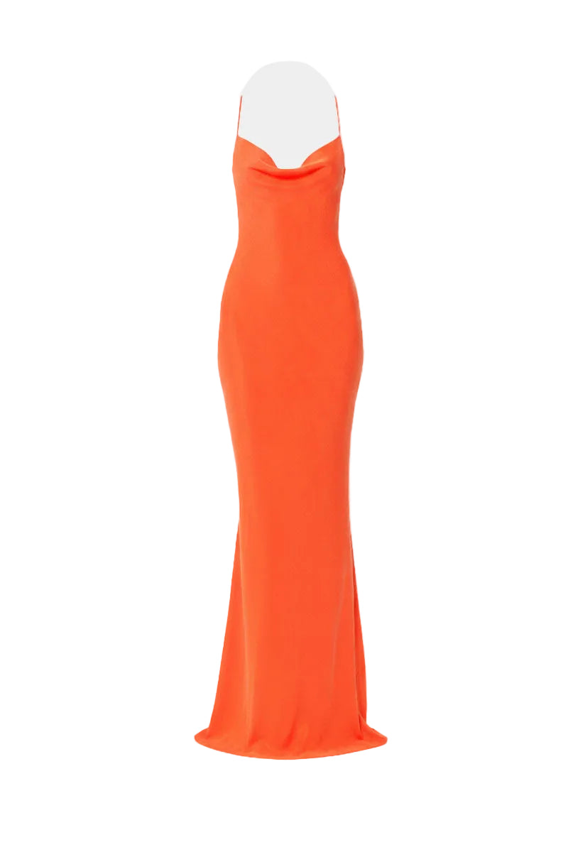 EMBER SCARLET SLIP DRESS - CULT MIA