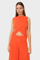 niLuu Ember Jackie Top, stylish women's sleeveless top with a relaxed fit, featuring a rounded neckline and soft fabric.