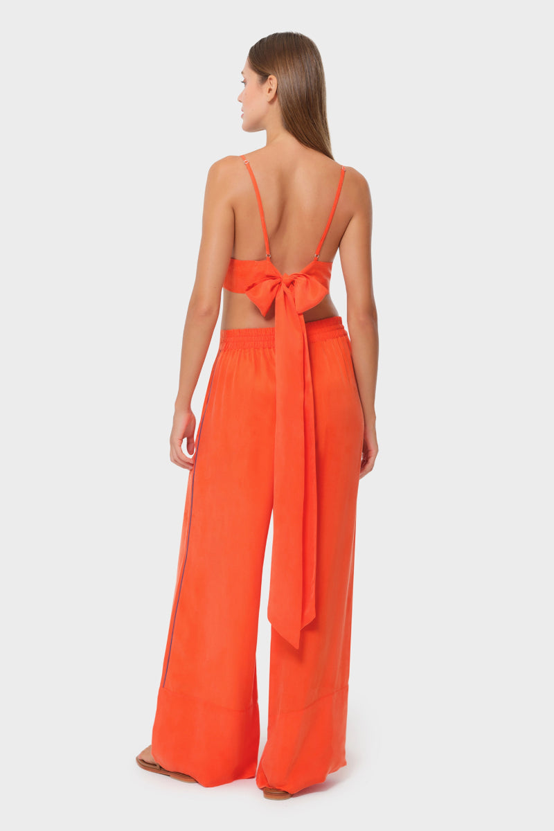 Black niLuu Ember Lounge Pants made of soft, comfortable fabric, featuring relaxed fit and elastic waistband for casual wear.