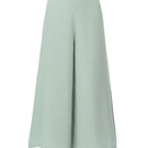 niLuu Jade Palazzo Pants, lightweight flowy pants with wide legs and a relaxed fit, shown in a soft ghost color.