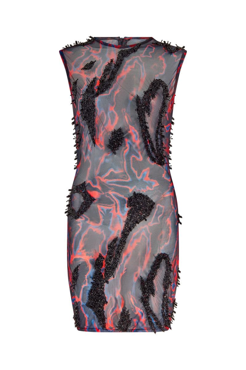 ZUSI MIDNIGHT EMBELLISHED MINI DRESS | Onalaja | CULT MIA