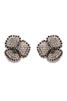 Silver Lil Camelia earrings by Silvia Gnecchi featuring delicate floral design and elegant dangle style.