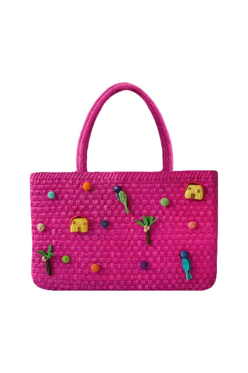 CANASTO PINK PAJARITA TOTE BAG | Pájara Pinta | CULT MIA