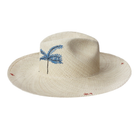 Pájara Pinta Eduardo white hat with wide brim, natural straw material, one size, casual sun hat for outdoor wear