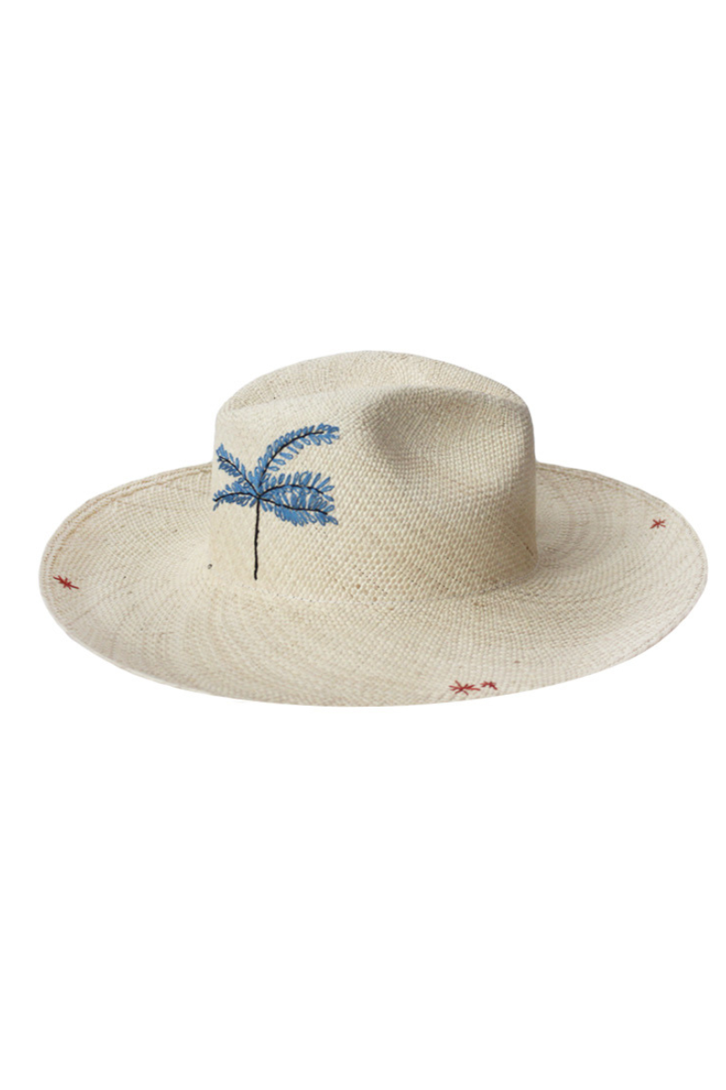 Pájara Pinta Eduardo white hat with wide brim, natural straw material, one size, casual sun hat for outdoor wear