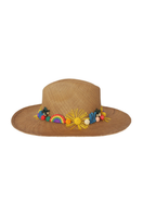 Beige Pájara Pinta Happy Hat with wide brim and casual style, perfect for sun protection and everyday wear.